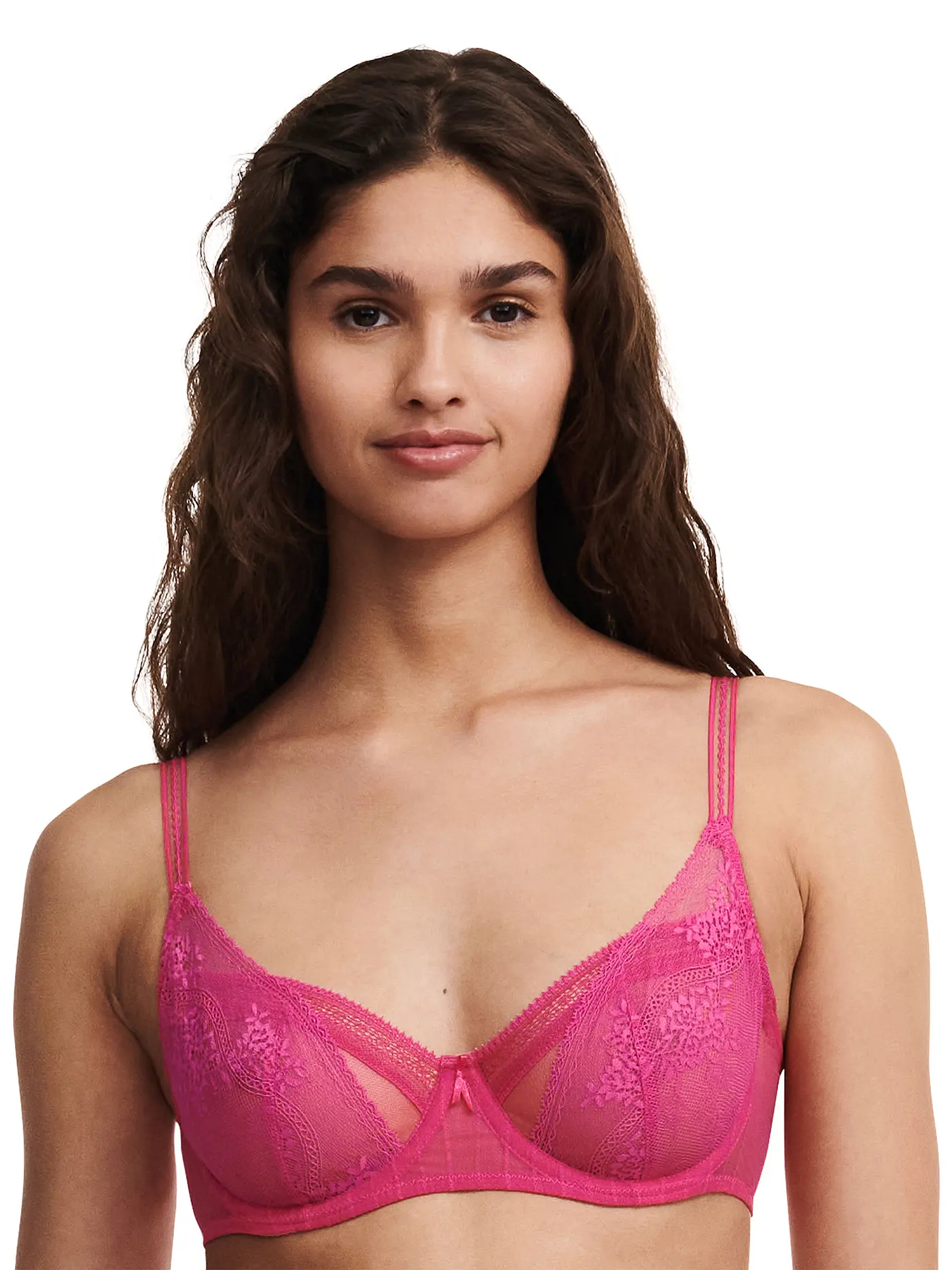 PASSIONATA | BH mit Bügel  Maddie weiss | pink